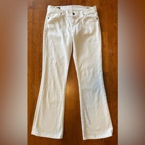 Citizens Of‎ Humanity White Ingrid #002 Stretch - Low Waist Flare